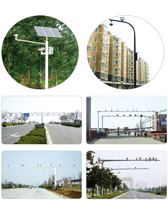 Monitoring Pole Series Traffic Camera Pole